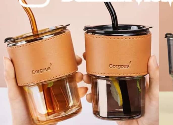 Celebrity glass cup