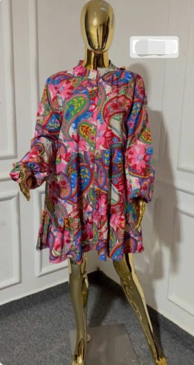 Robe bohème à imprimé floral
