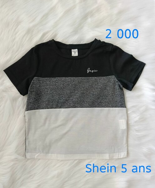 T-shirt garçon Shein 5 ans