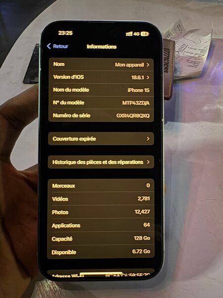 iPhone 15 - 128 Go