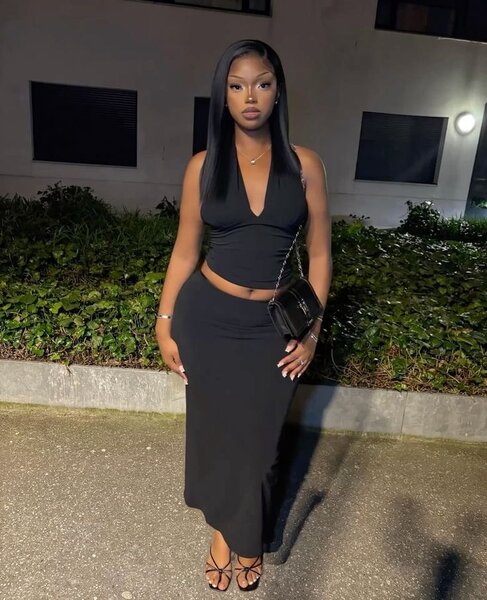 Robe noire élégante