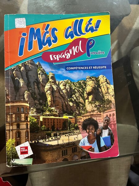 Livre d'espagnol ¡Más allá!