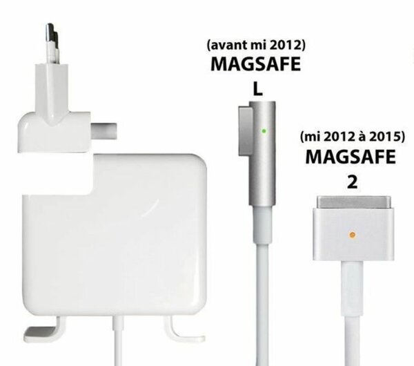 Chargeur MacBook L et T(45W 60W 85W)