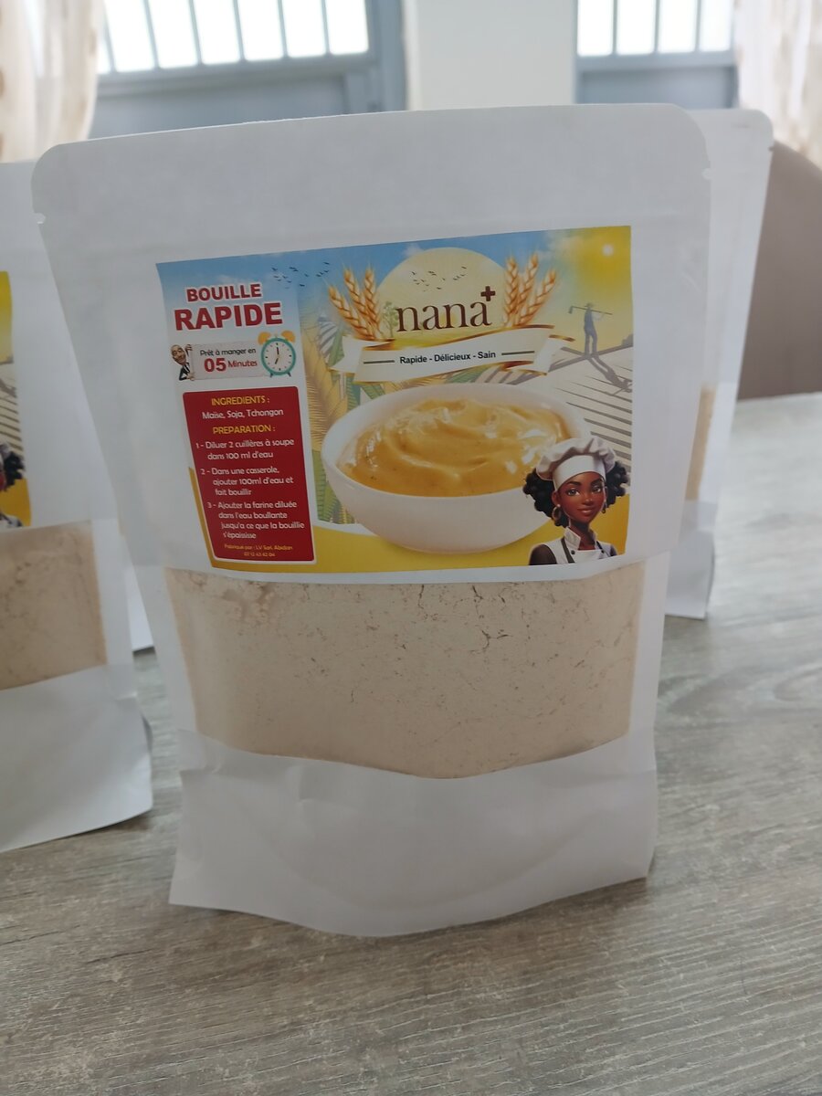 Bouille rapide. Maïs, soja, tchongon et datte. 250g