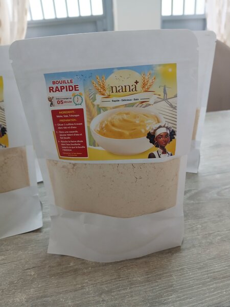 Bouille rapide. Maïs, soja, tchongon et datte. 250g