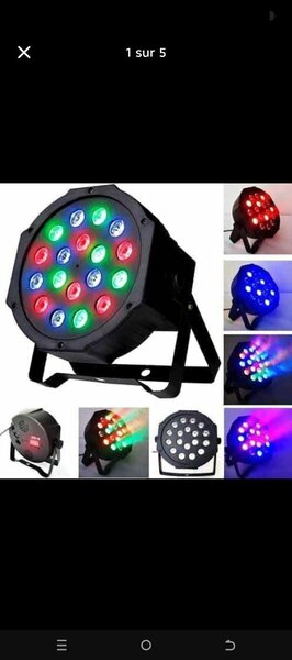 Projecteur LED RGB Éclairage Salle