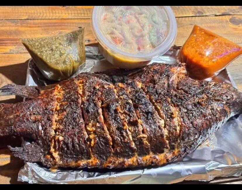 Poisson grillé savoureux