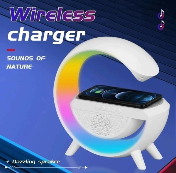 Enceinte Bluetooth, chargeur de téléphone portable sans fil,