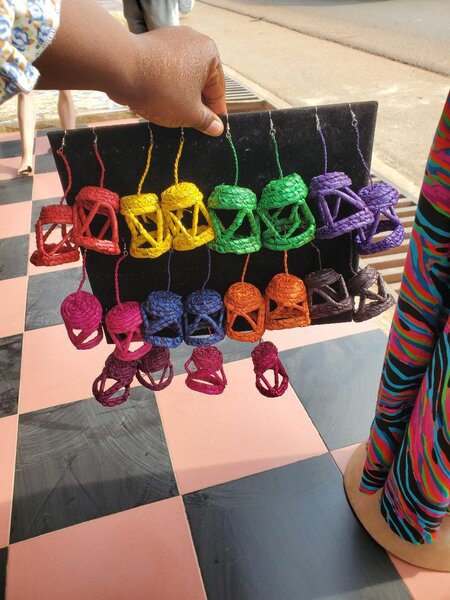 Raffia Earrings