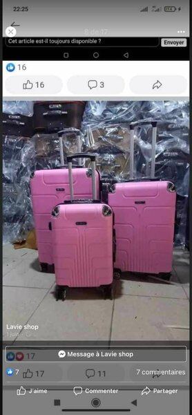 Valises neuves