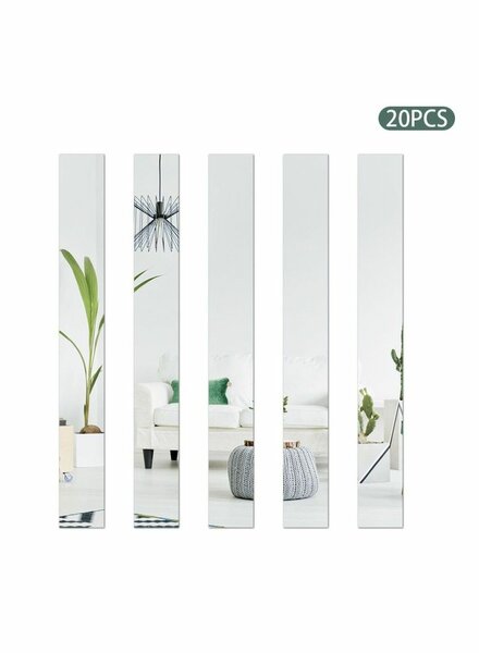 20PCS  ACRYLIC MIRROR WALL