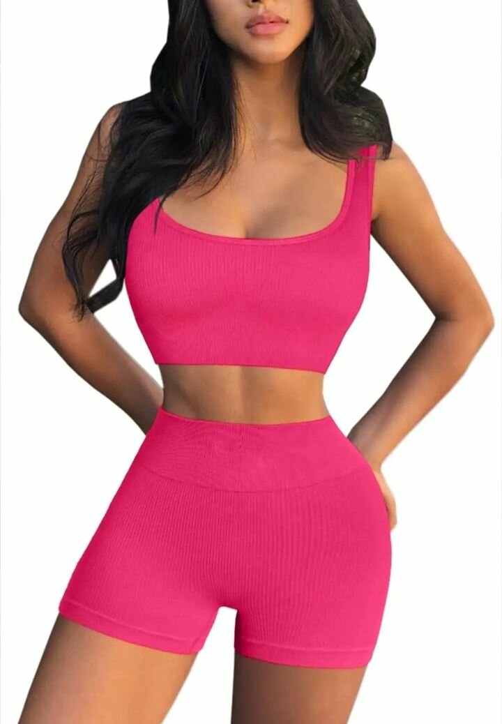 Ensemble de sport coloré femme
