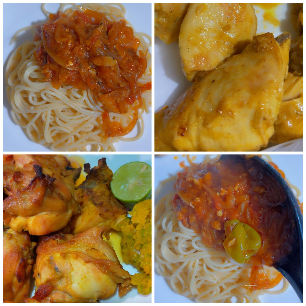 Spaghetti au Poulet