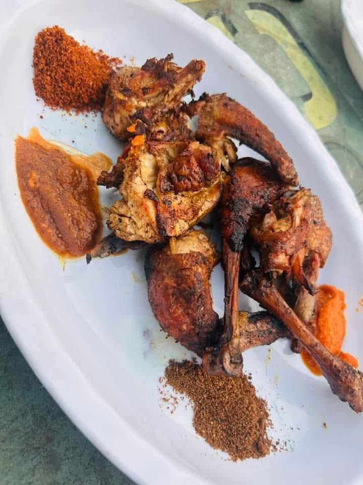 Poulet flambé