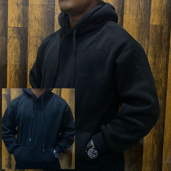 black hoodie