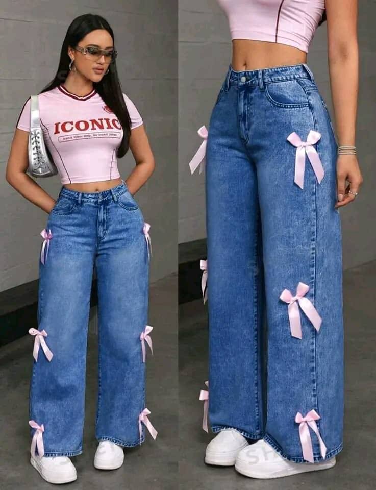 Pantalons larges tendance femme