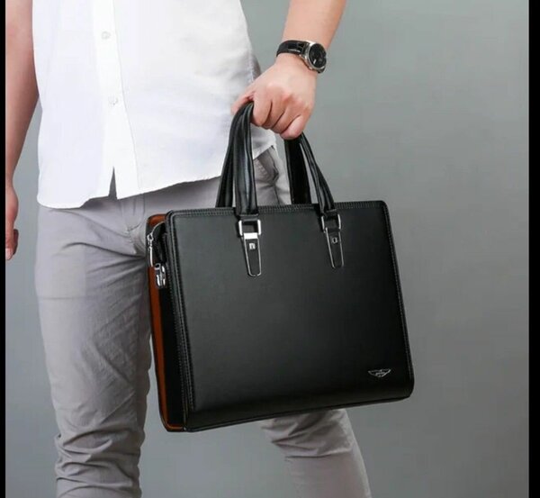 Serviette élégante en cuir