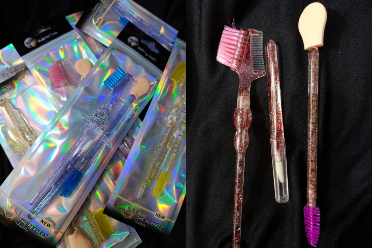brossettes cheveux et visage