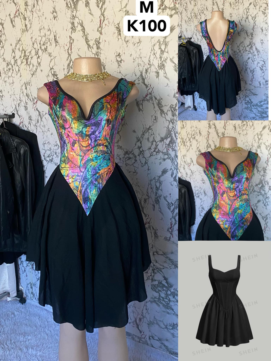 Robe violet rose