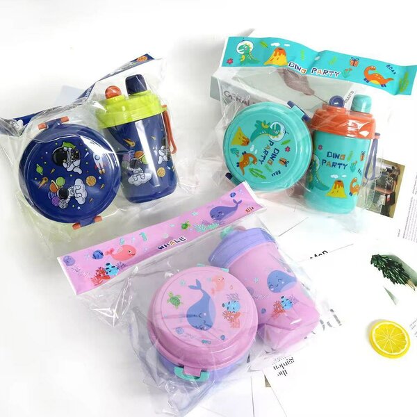 Ensemble repas enfants dinosaures