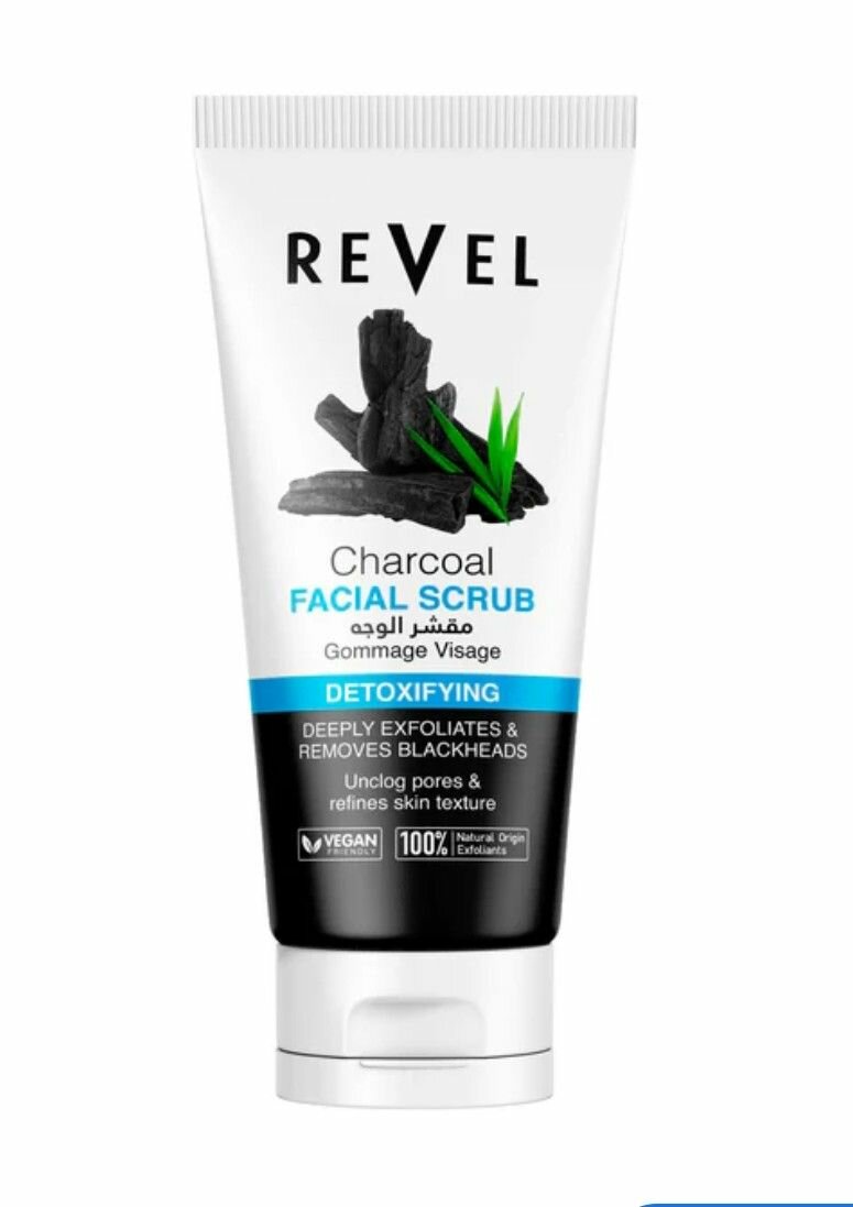 Gommage visage au charbon purifiant