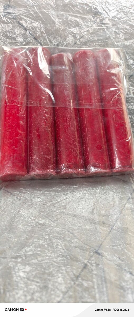 Bougie rouge