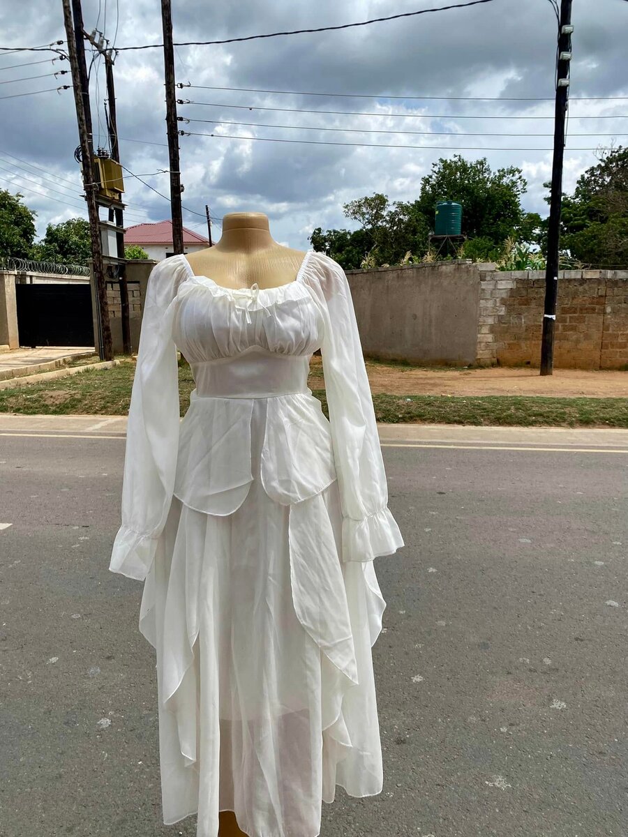 White dress