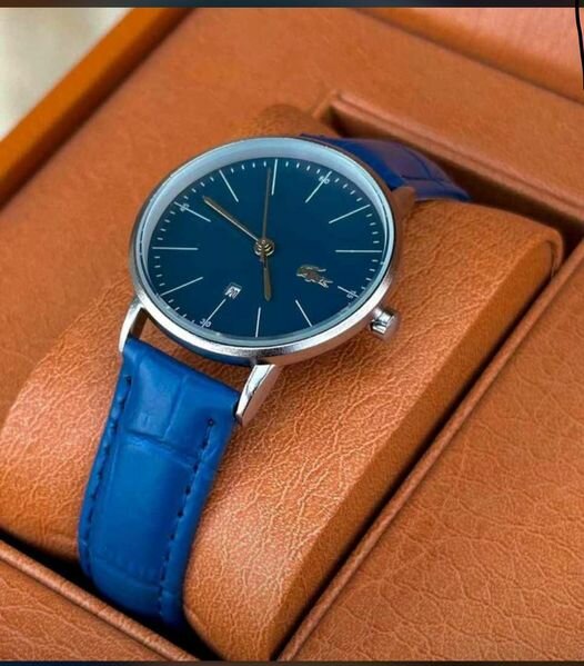 Montre mécanique manuelle Lacoste, bleu