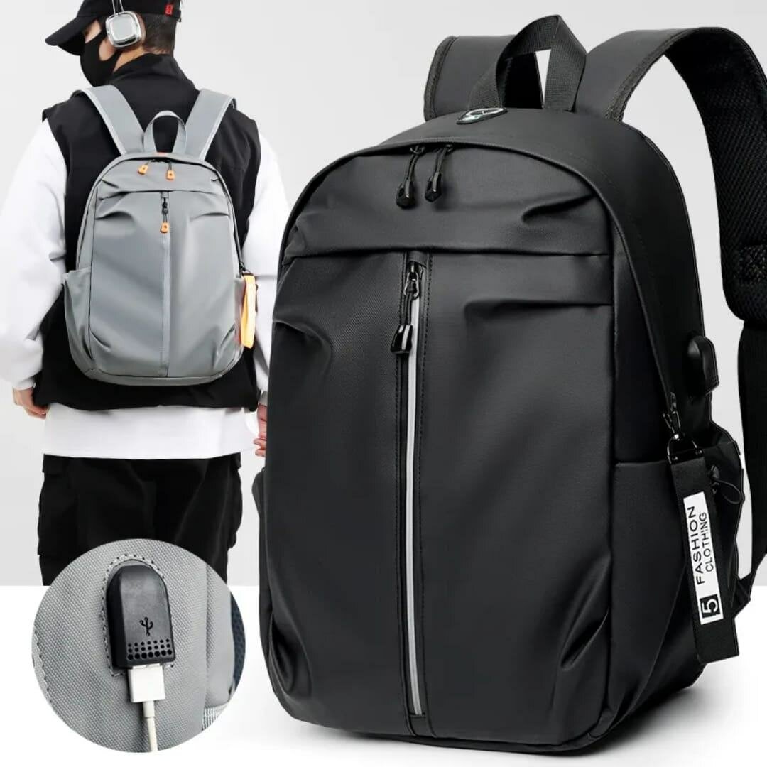 Sac à dos USB étanche élégant