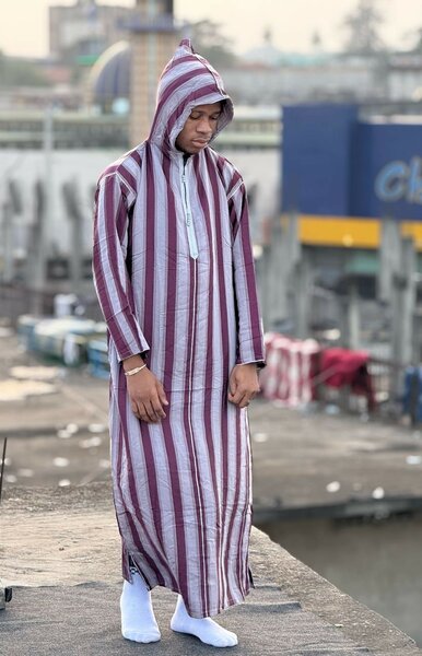 Boubou avec capuche