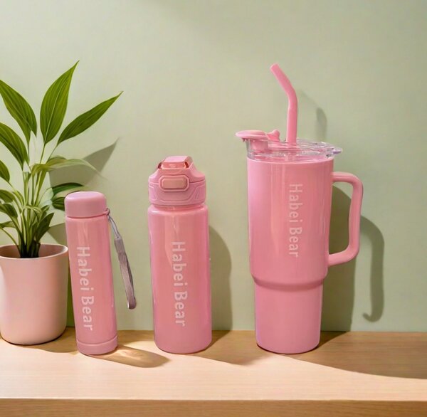 3in1 cup with straw