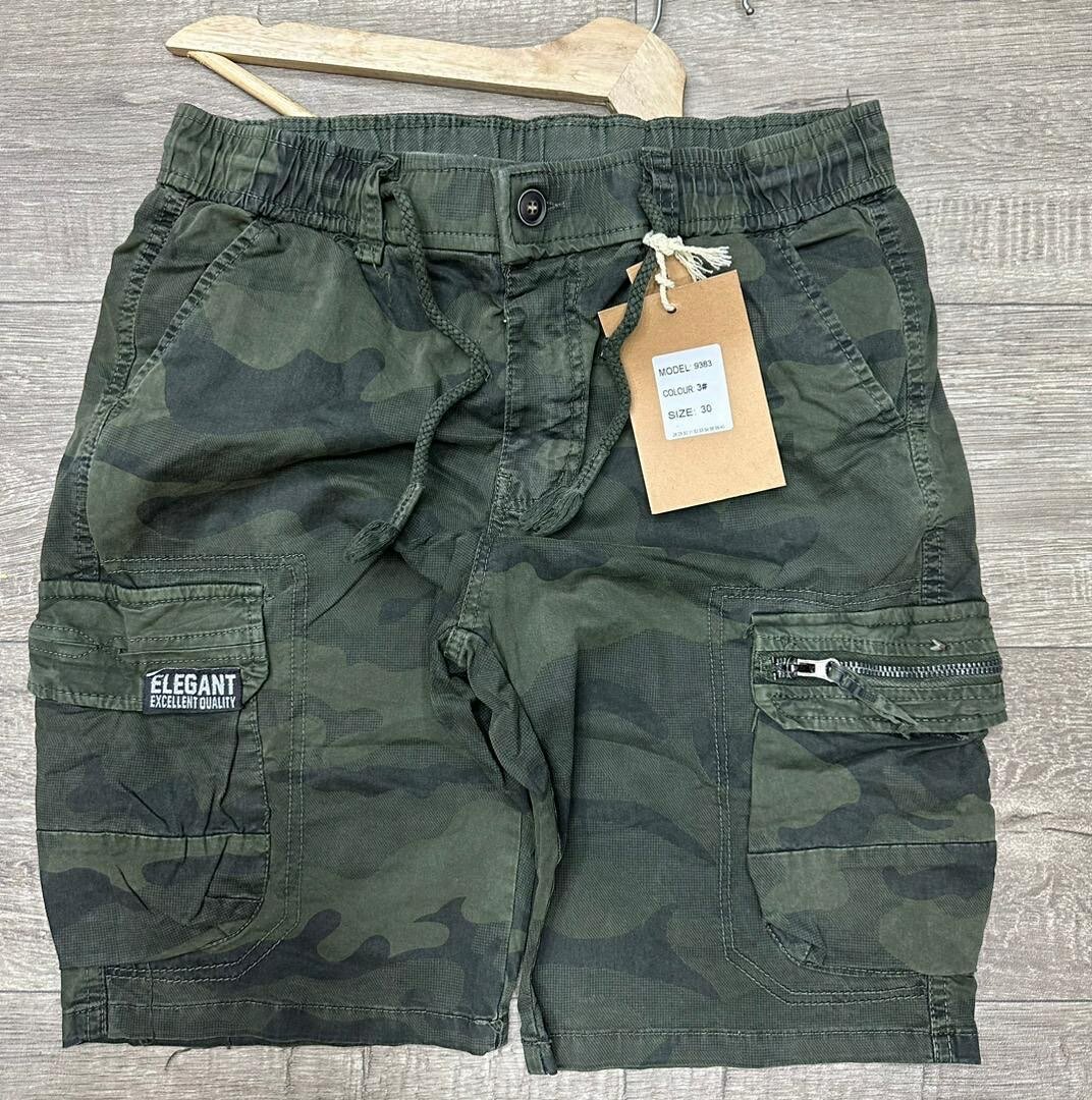 Culotte cargo couleur treillis