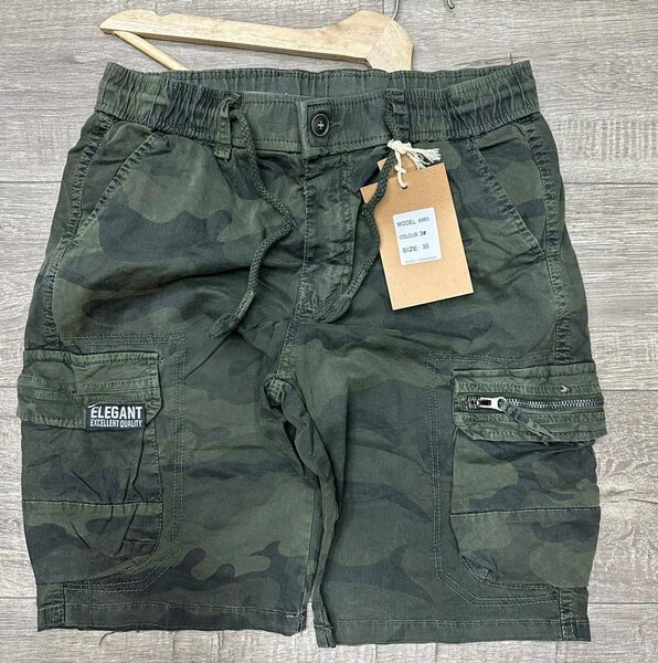 Culotte cargo couleur treillis