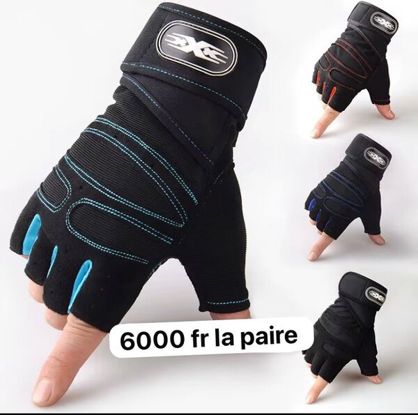 Gants de sport rembourrés