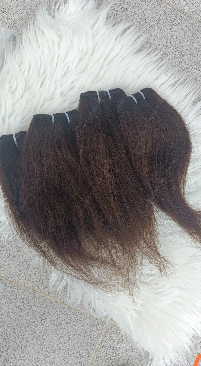 Tissage naturel effet cheveux