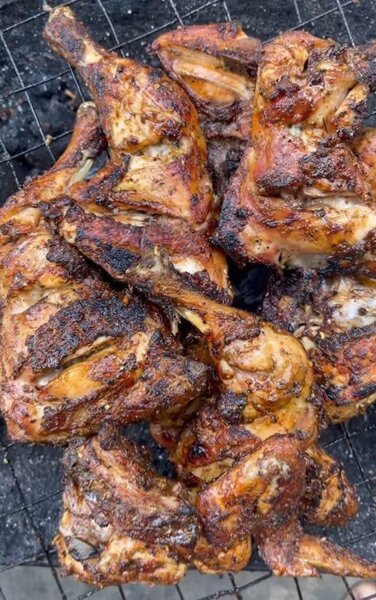 Poulet braisé