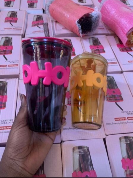 Flask and fancy cup