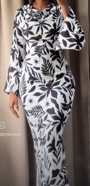 Robe en tissu