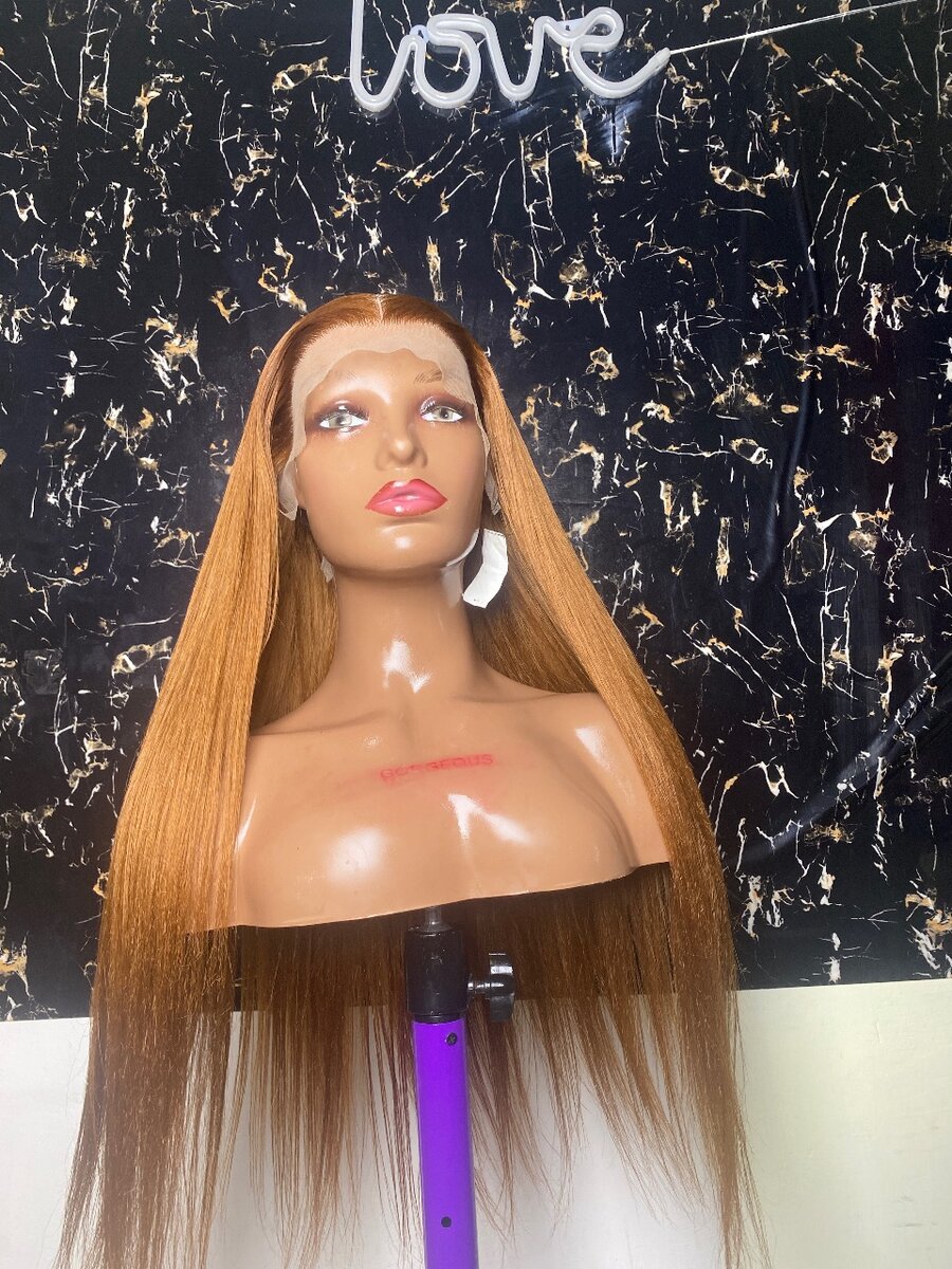 Human blend wig