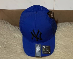 blue cap