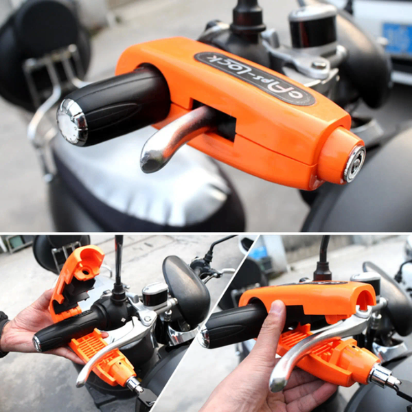Serrure de protection de moto