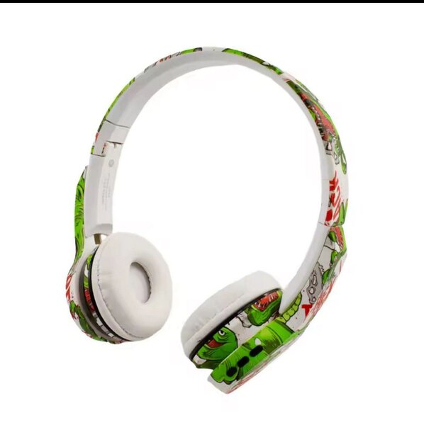 Casque Audio Graffiti Coloré