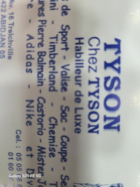 Boutique tyson 