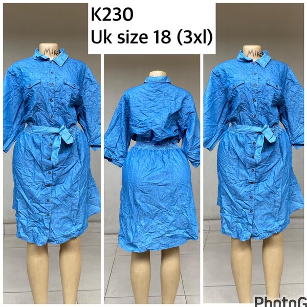 blue dress