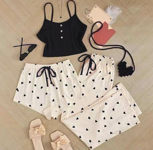 Ensemble pyjama cœur chic