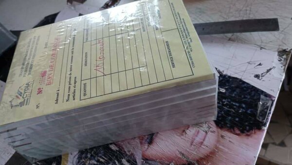 Carnets de reçu