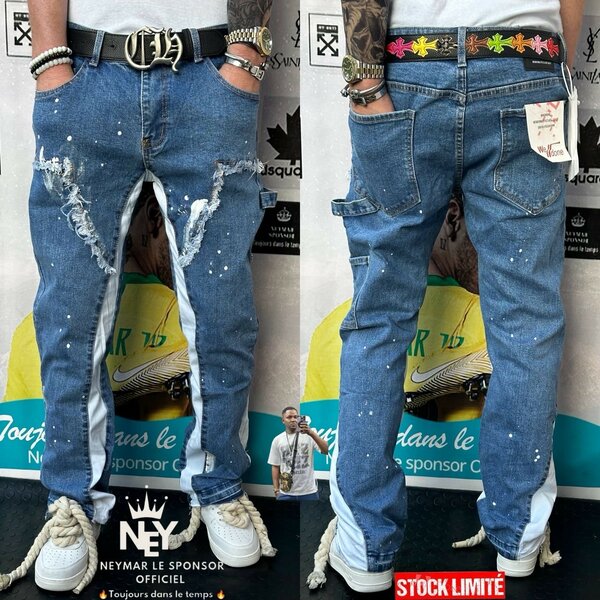 Jean homme style streetwear