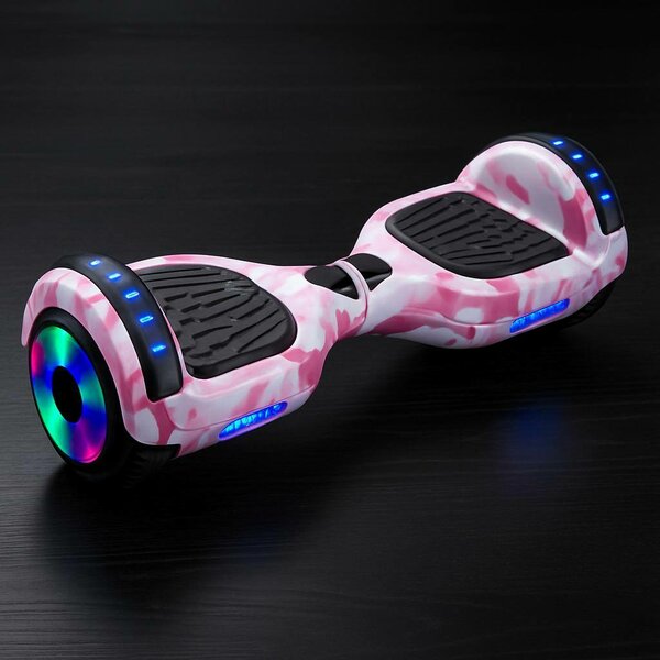 Hoverboard Électrique Camouflage Rose