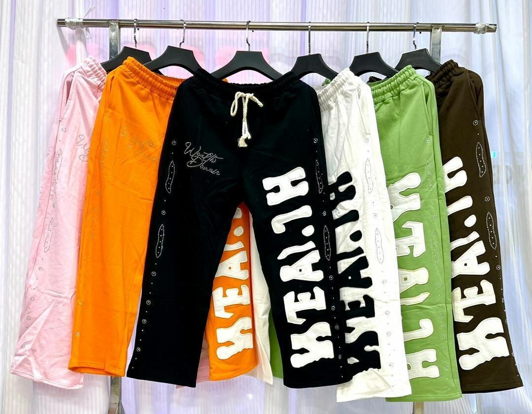 Pantalons de jogging colorés unisexes