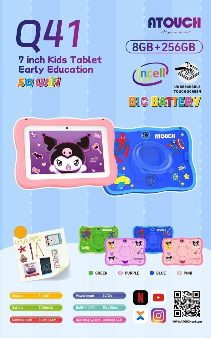 Tablette éducative 7 pouces enfants